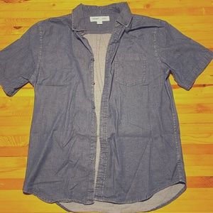 Old Navy Short Sleeve Denim Button Down